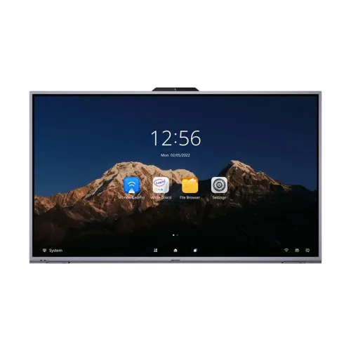Hikvision DS-D5B86RB/D 86-Inch 4K UHD Interactive Flat Panel Display with 8MP AI Webcam